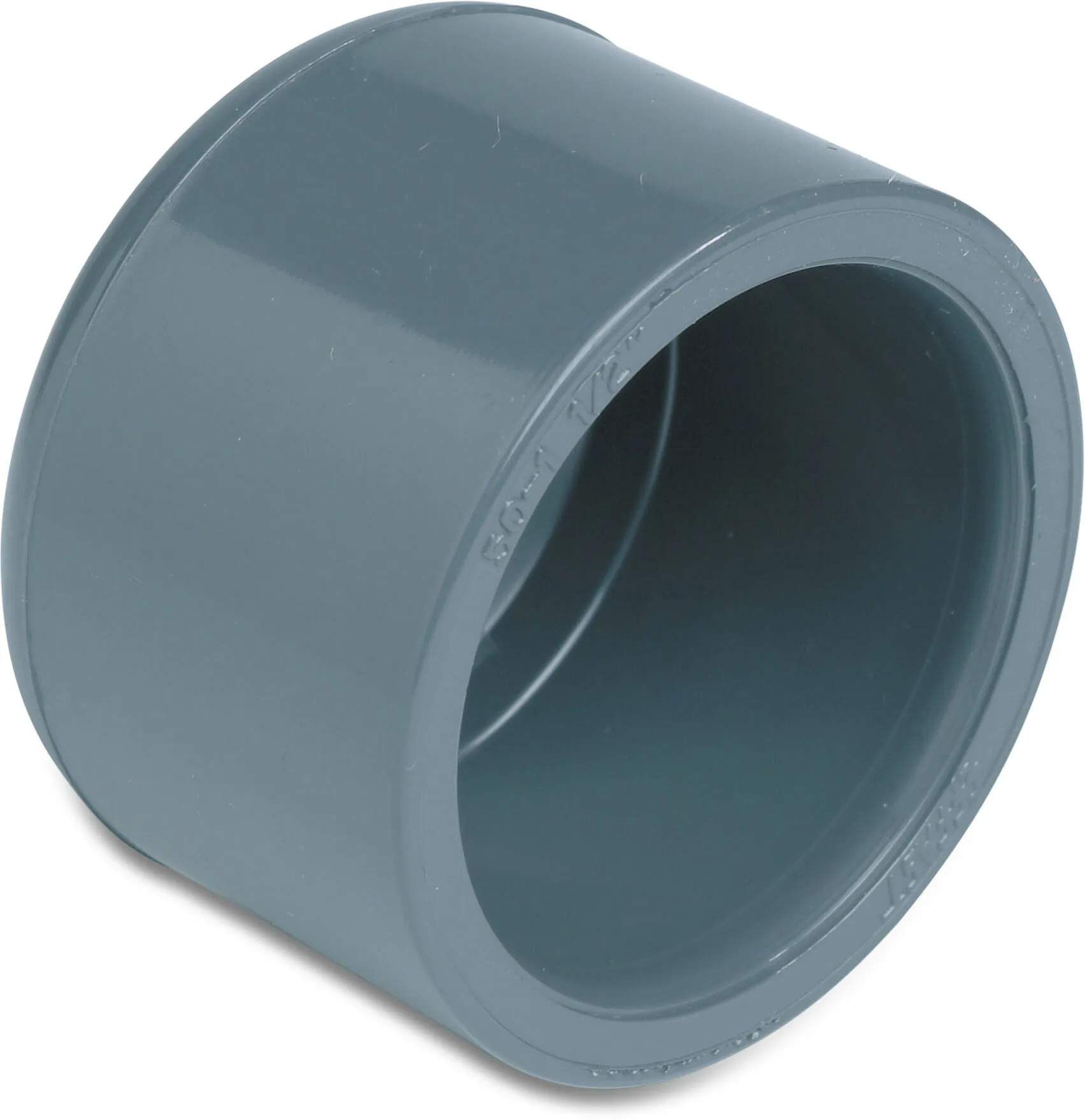 Profec Cap PVC-U 5" imperial glue socket 16bar grey WRAS