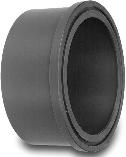 VDL Kraagbus (O-ring) PVC-U 225 mm lijmmof DN200 grijs