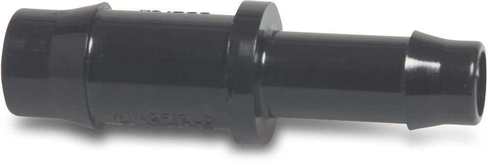 Schlauchverbinder PA (Nylon) 19 mm x 13 mm Schlauchtülle 10bar Schwarz Typ WF