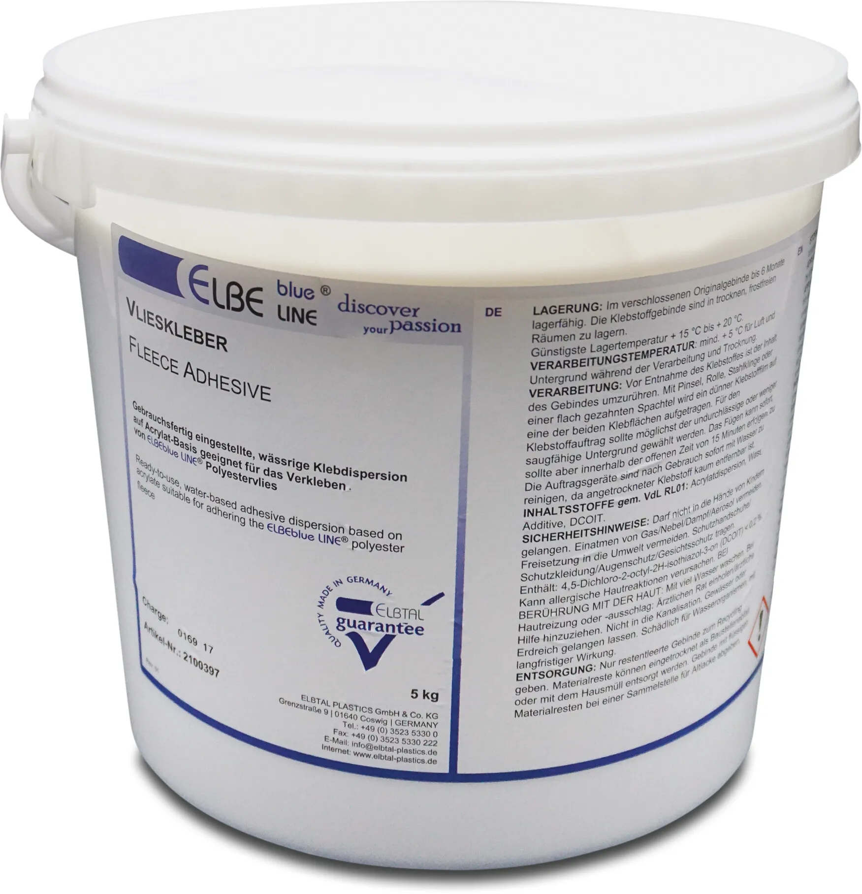 Elbe Nonwoven fabric fleece adhesive