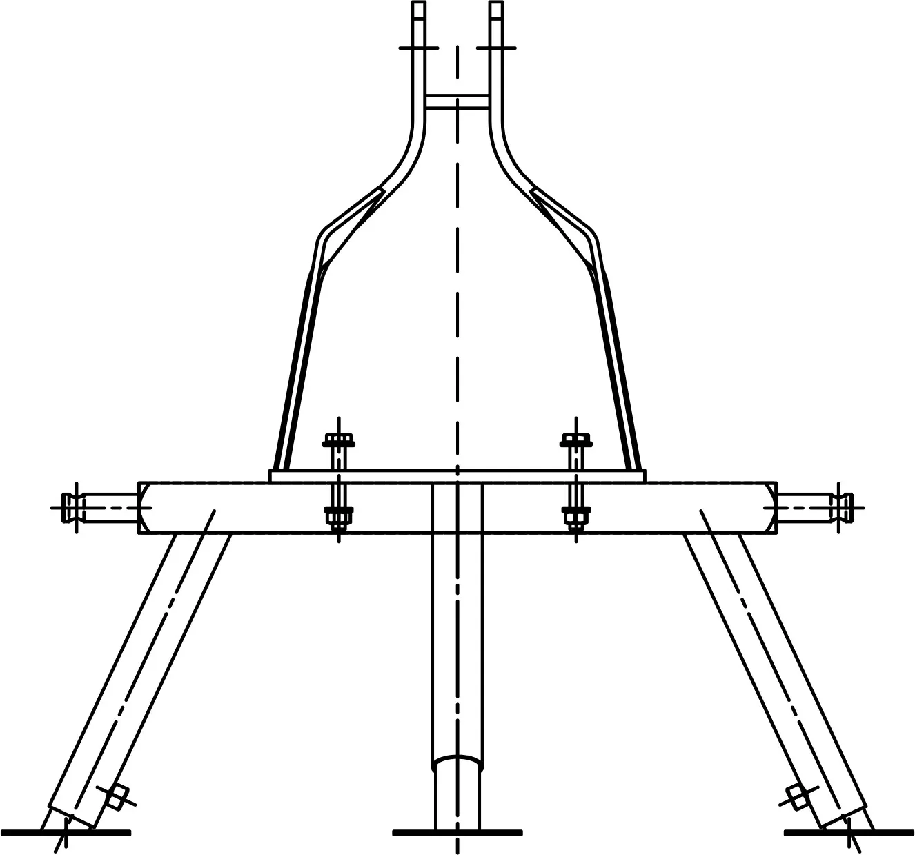 Rovatti 3 point mounting steel type A3T