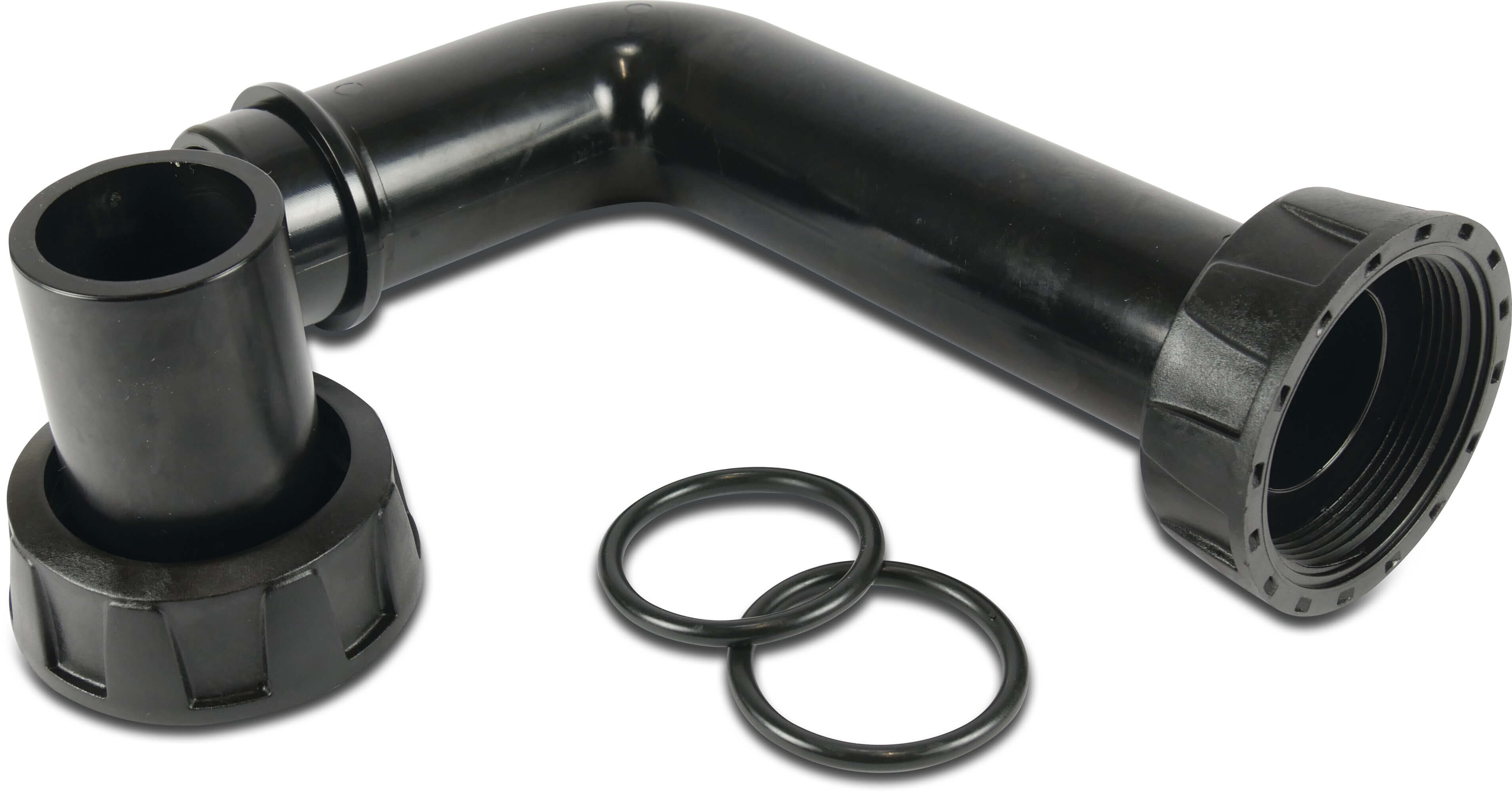 Ventilanschlusssatz 50 mm Leimstutzen x Mutter