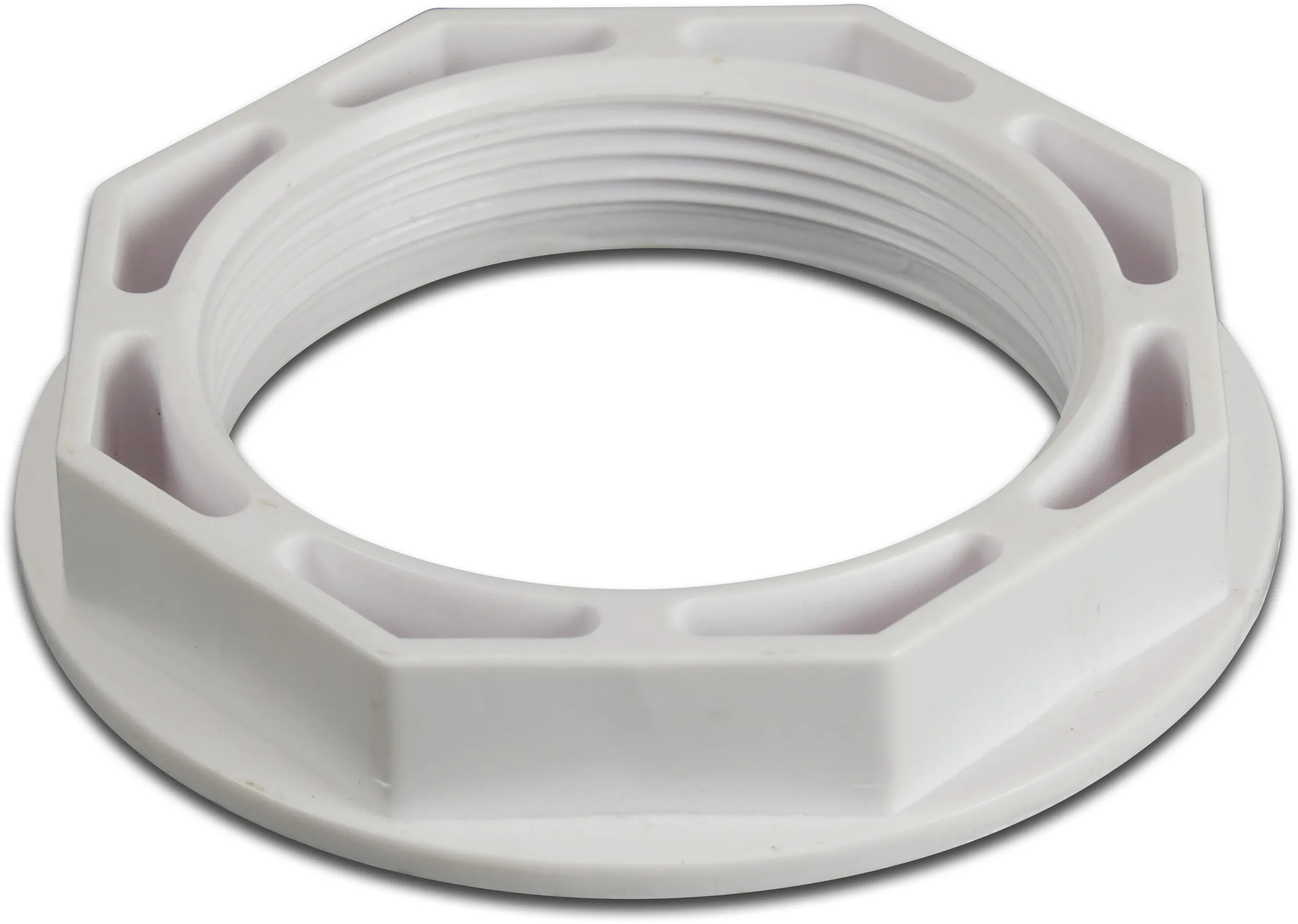 Profec Pool nut 2" female thread white