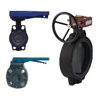 PVC butterfly valves