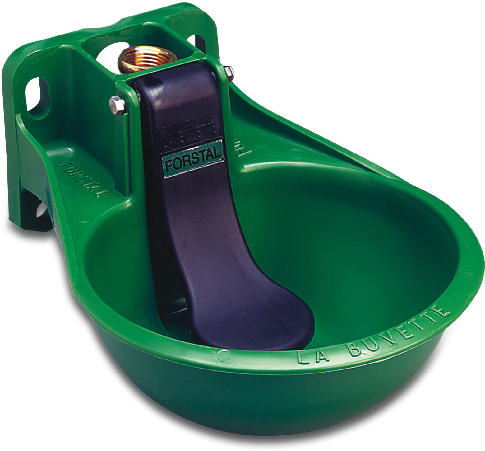 La Buvette Drinking bowl with horizontal paddle polyethylene type Forstal La Buvette Drinking bowl with horizontal paddle polyethylene type Forstal