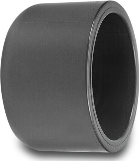 VDL Endkappe PVC-U 315 mm Klebemuffe 10bar Grau