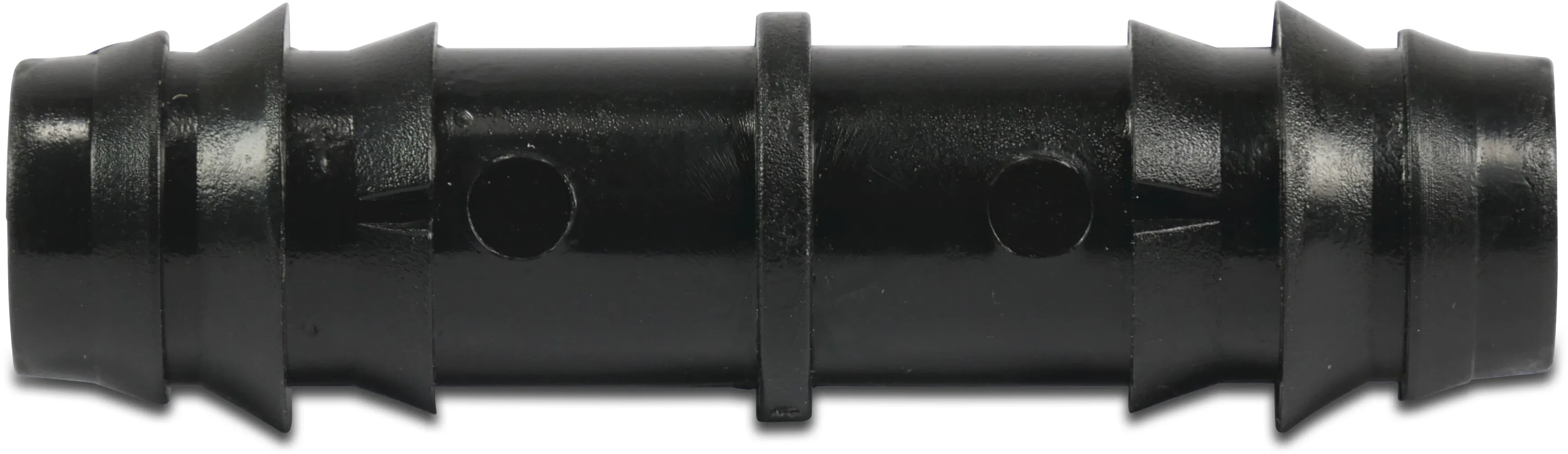 Slangesamler POM 16 mm modhage 6bar sort