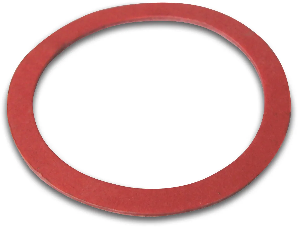 Gasket for angle return valve 427 fibre 1 1/4" red