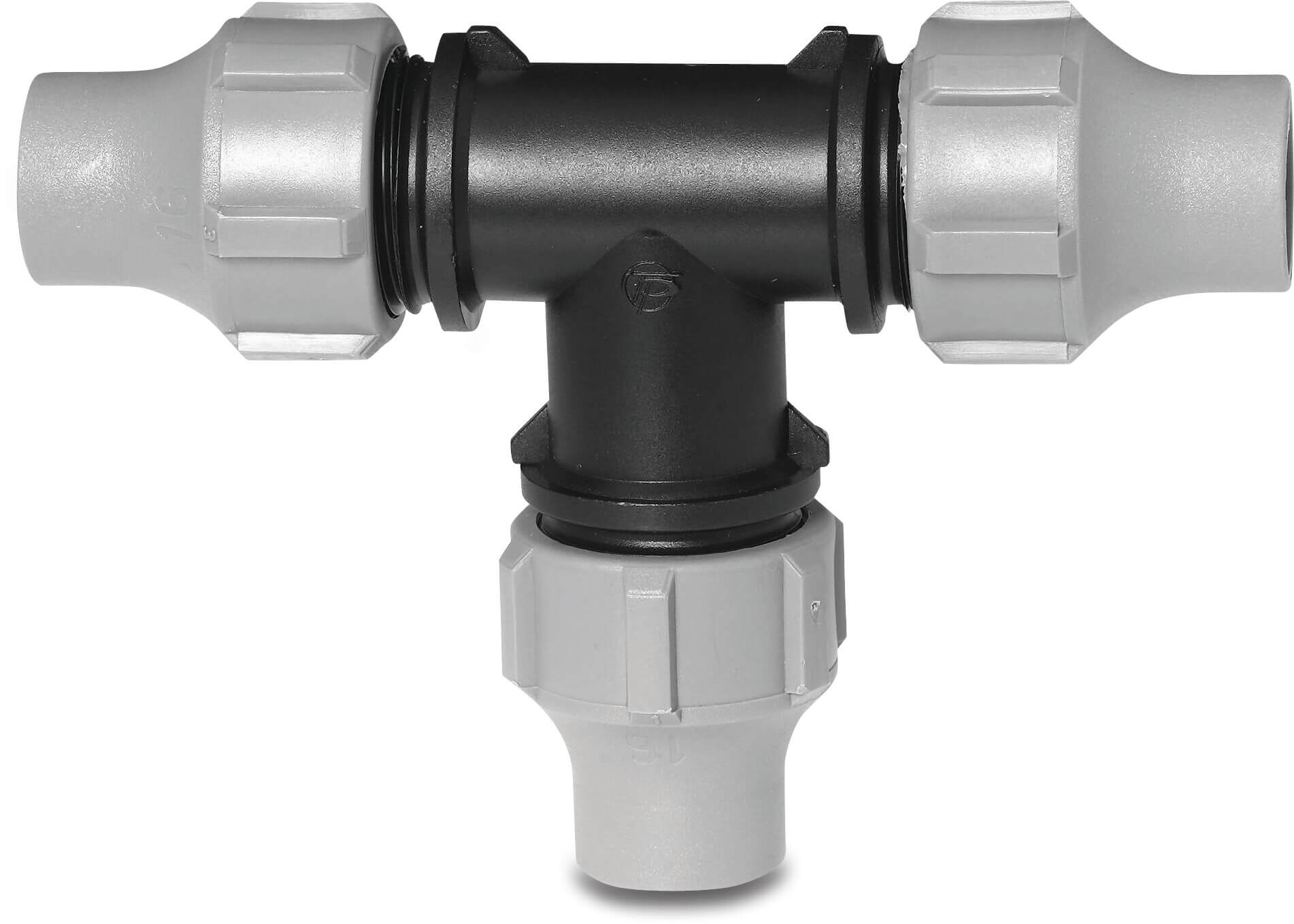 Tavlit T-piece 90° PP 20 mm lock