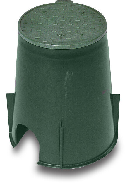 Valve box circular HDPE green Circular type VB-910
