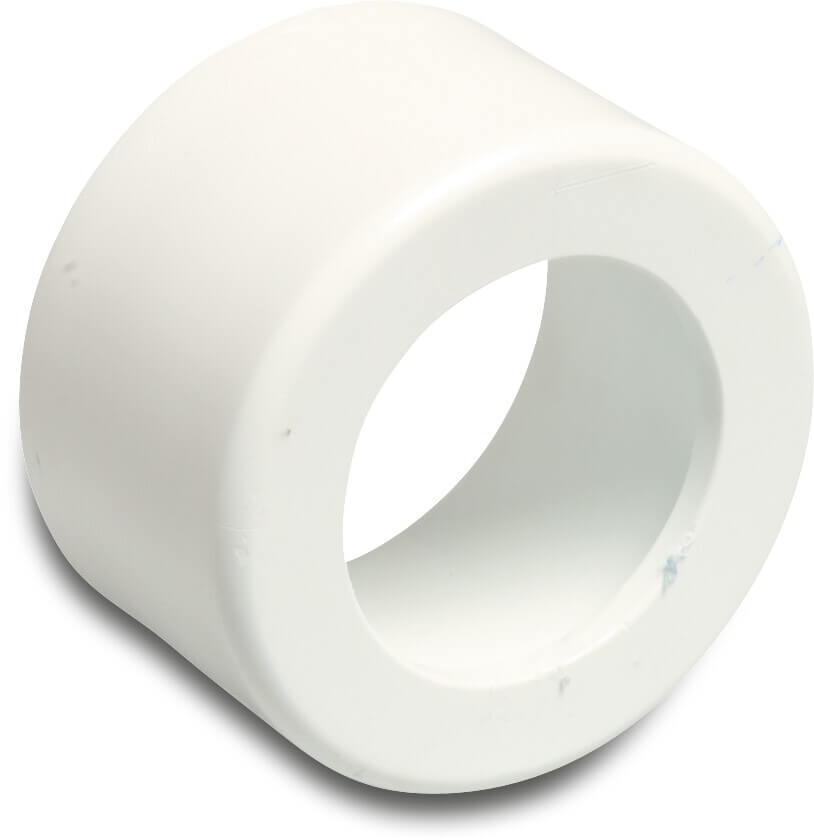 Reduzierstück PVC-U 2" x 1 1/2" Imperial Klebestutzen x Imperial Klebemuffe 16bar Weiß