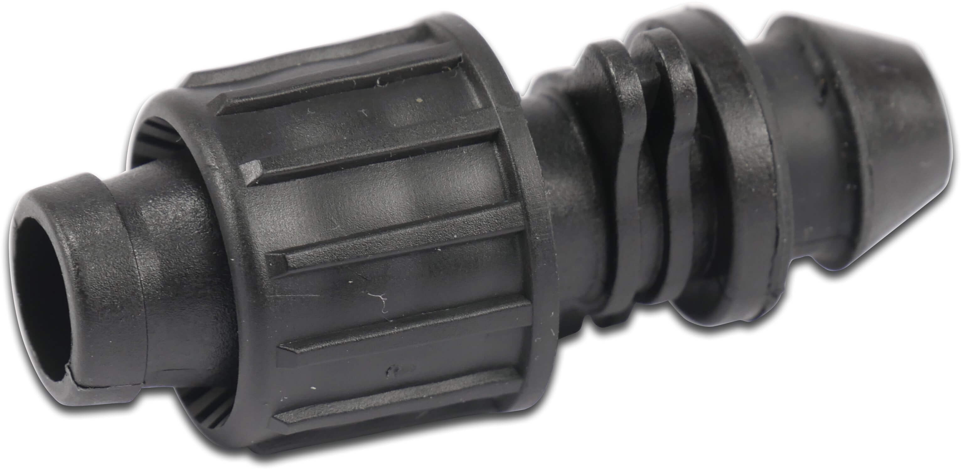 Branch connector PP 8 mm x 17 mm push-in x tape black