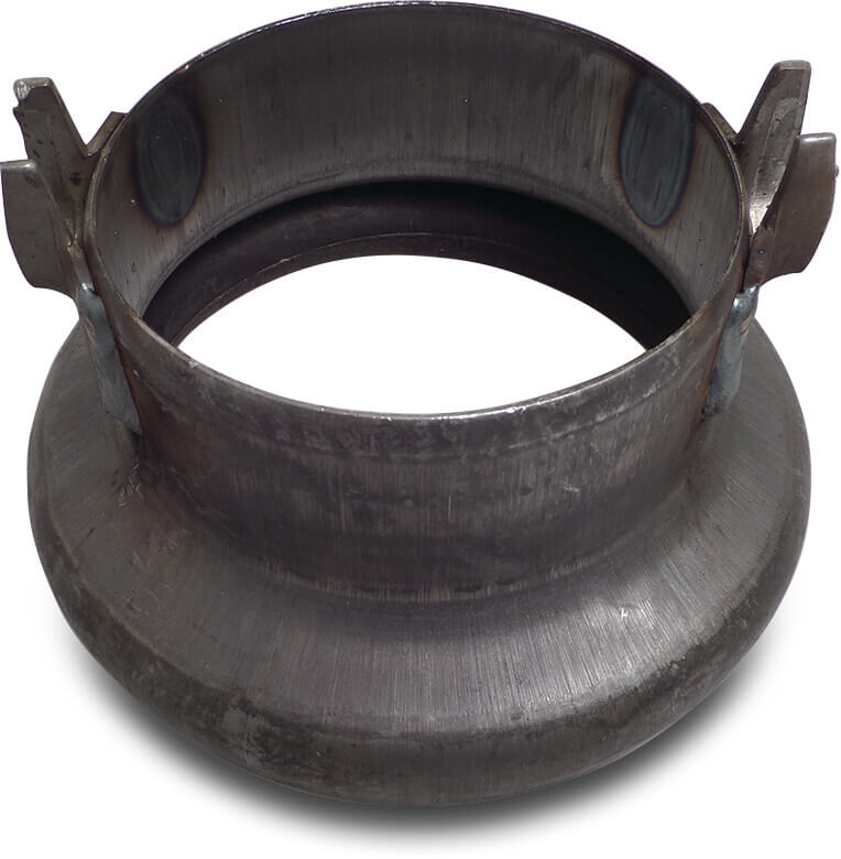 Quick coupler steel female part Perrot x butt welding black Perrot