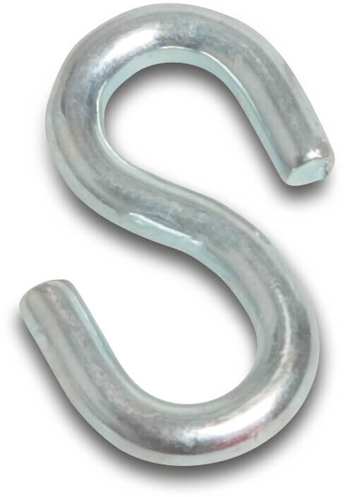 Profec S-hook steel galvanised 4,0 mm type 40Hn