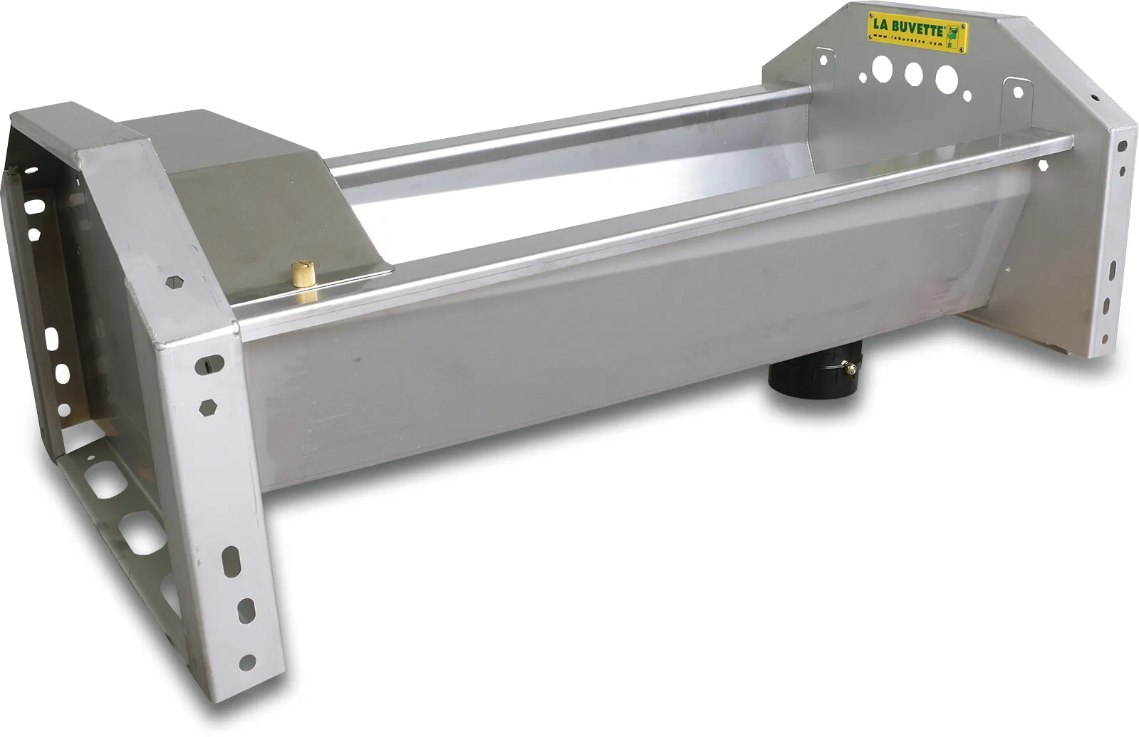 La Buvette Rapid-drain trough stainless steel 39cm 300cm type GV110