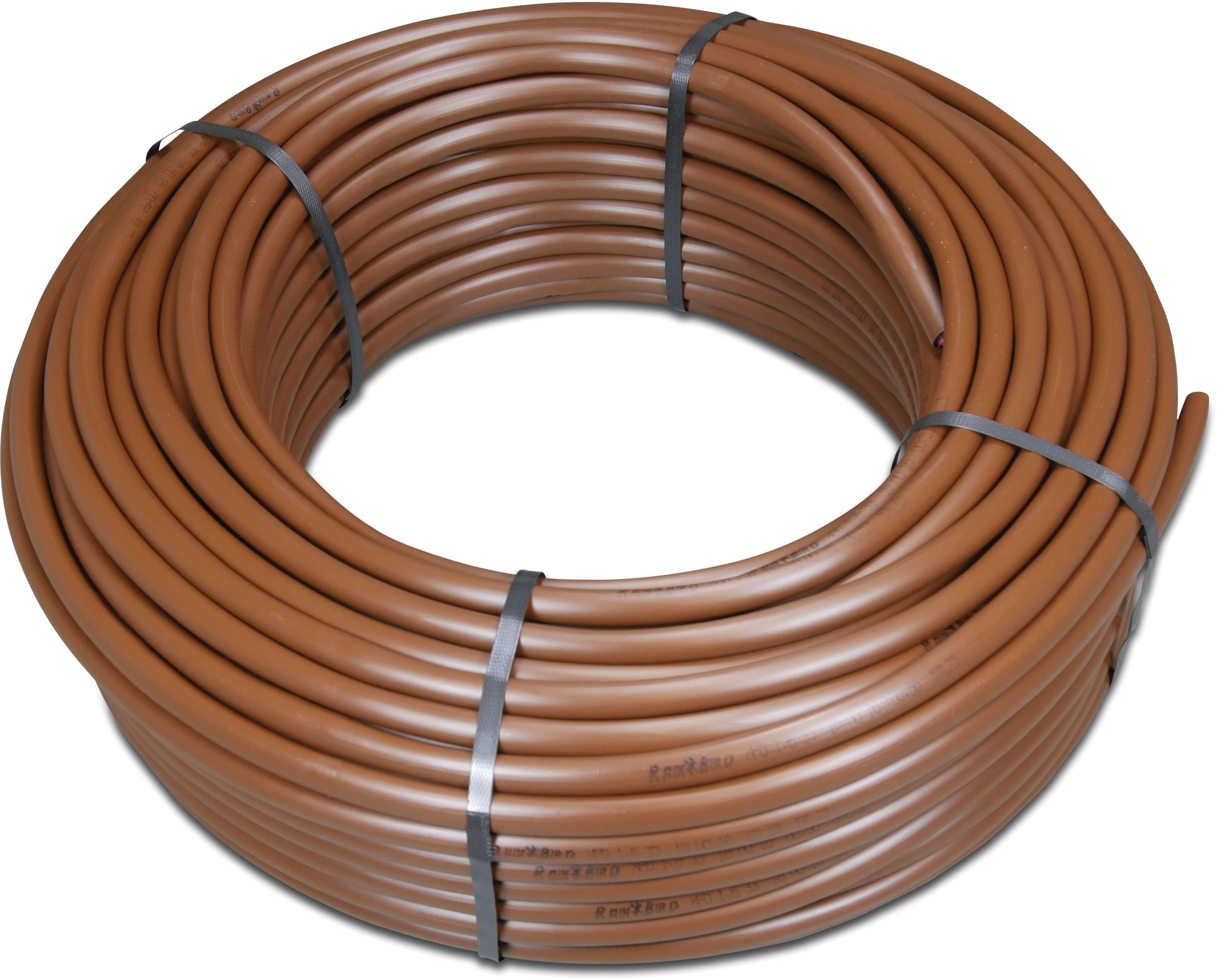 Rain Bird Pressure pipe PE40 16 mm x 1,2 mm plain 4bar brown 100m