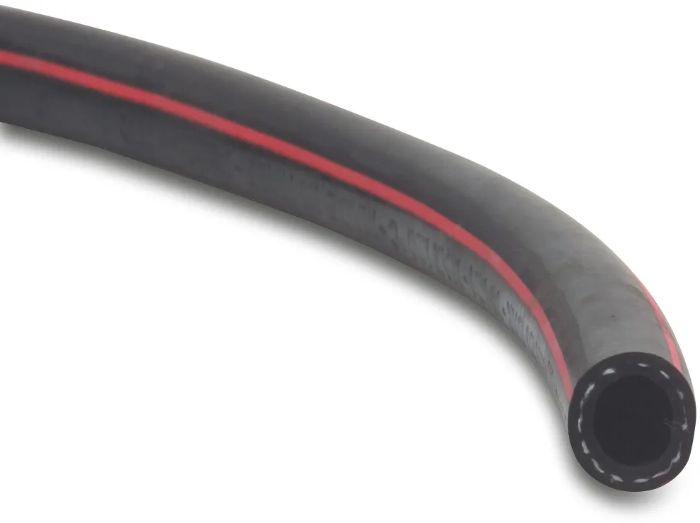 Hose EPDM 13 mm x 19 mm x 3,0 mm 15bar black/red 40m type Jumbo