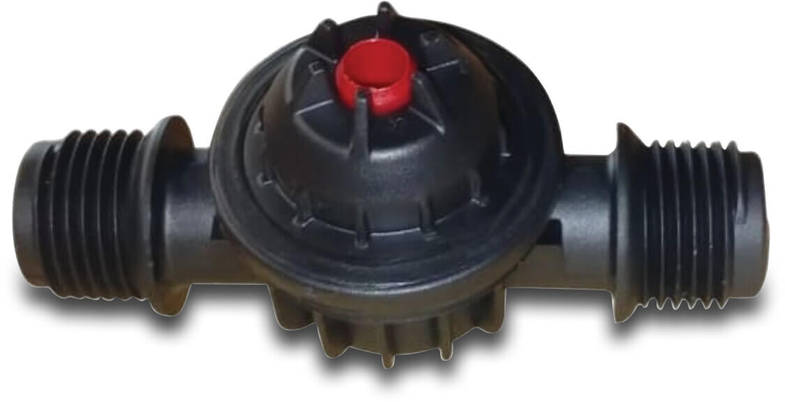 Netafim Flushing valve Kunststoff 1/2" Außengewinde 4bar Braun