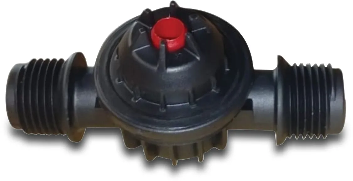 Netafim Flushing valve Kunststoff 1/2" Außengewinde 4bar Rot