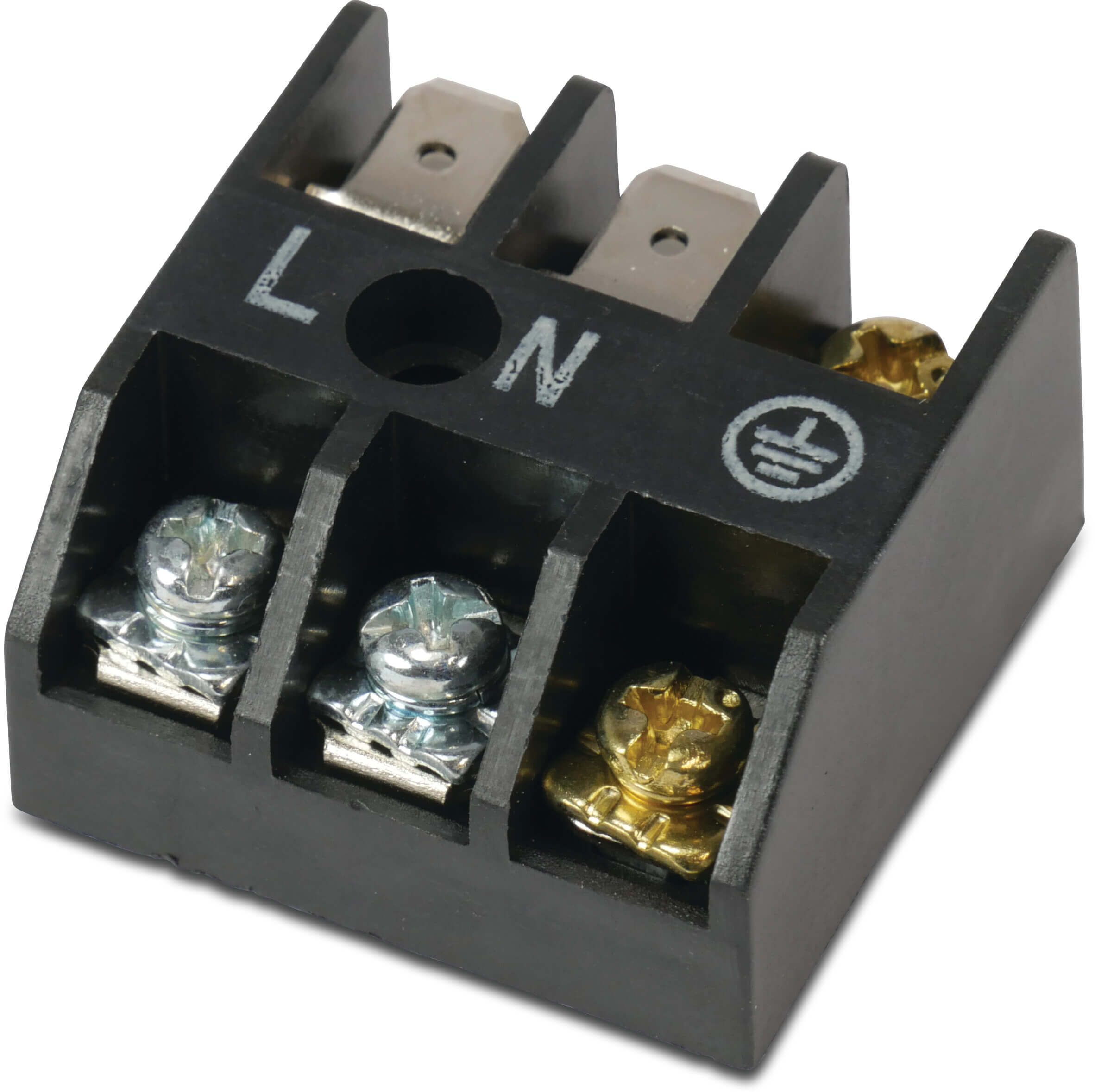 3-way wire connector black 450V~ 4mm2