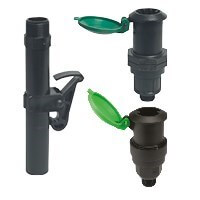 PP riser valves