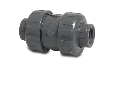 PVC non-return valves
