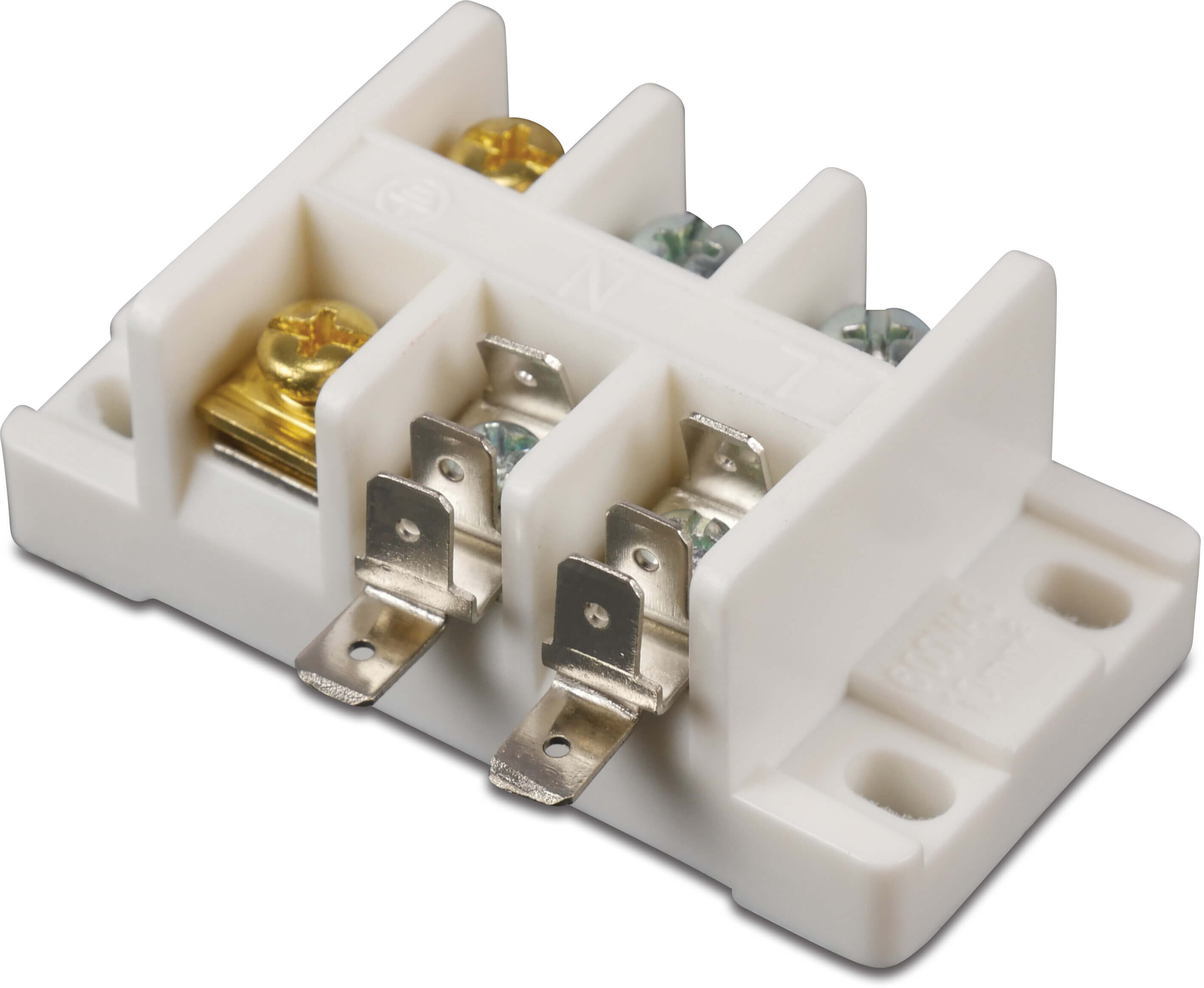 3-way wire connector white 600V~ 10mm2