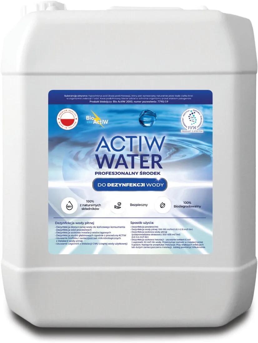 Disinfectant liquid ActiwWater 5ltr
