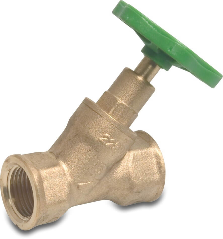 Stopcock brass 1/2" female thread 10bar type 1405