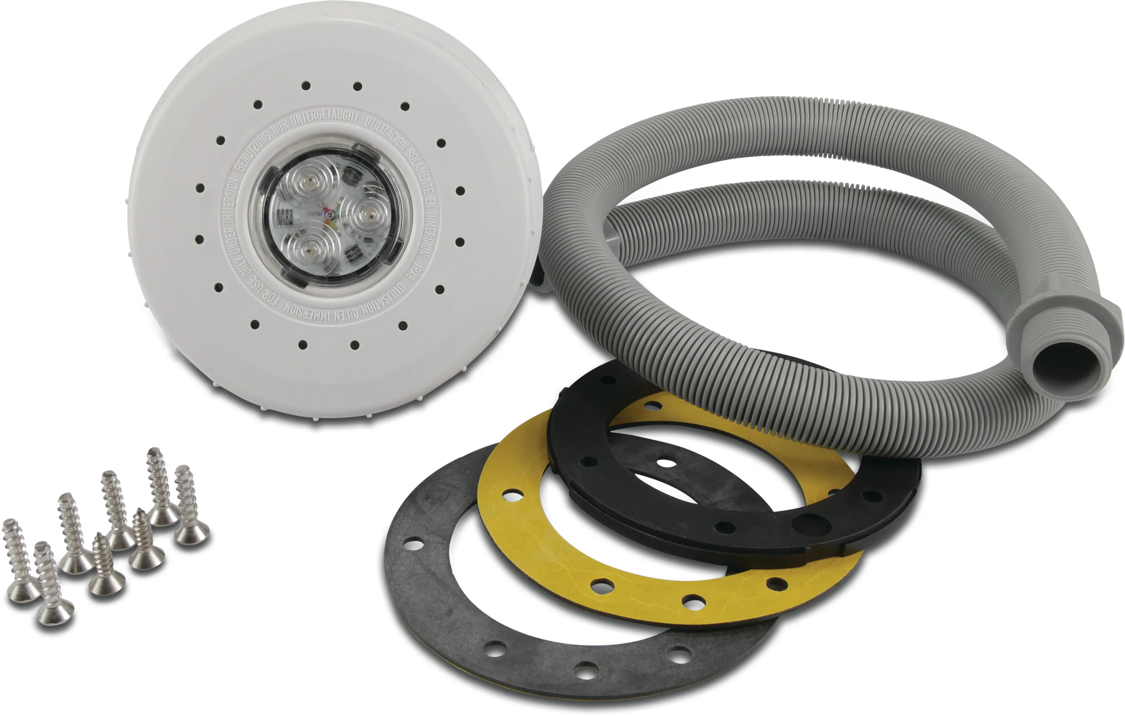 Hayward Pool LED light plastic 12VAC type ColorLogic II Mini RGB 15W