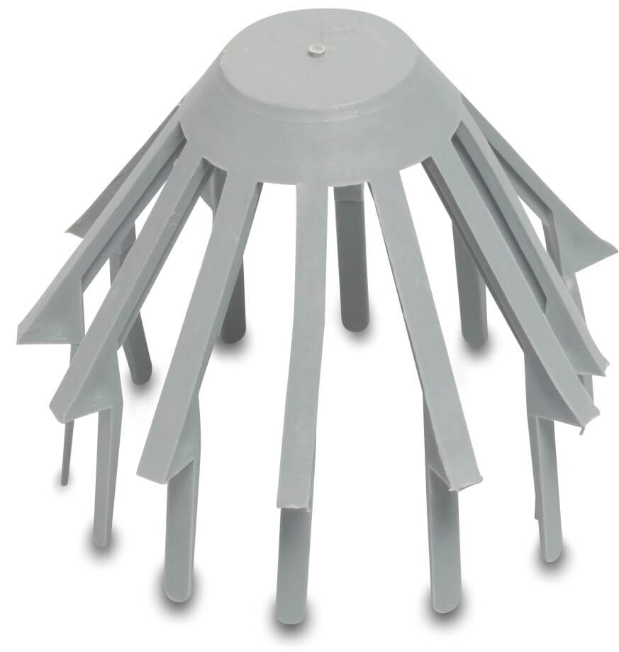 Leaf trap PVC-U 60/75 mm grey