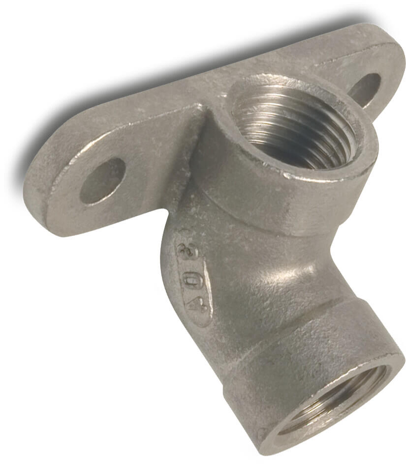Drinker bracket 15° stainless steel 304 1/2" female thread