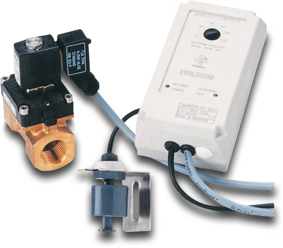 Praher Niveauregulator PVC-U 230VAC hvid type NIV-CONTROL NC01