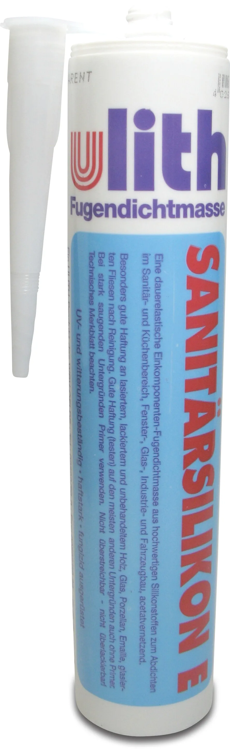 Silikon Transparent 0,3ltr Typ Sanitärsilikon E
