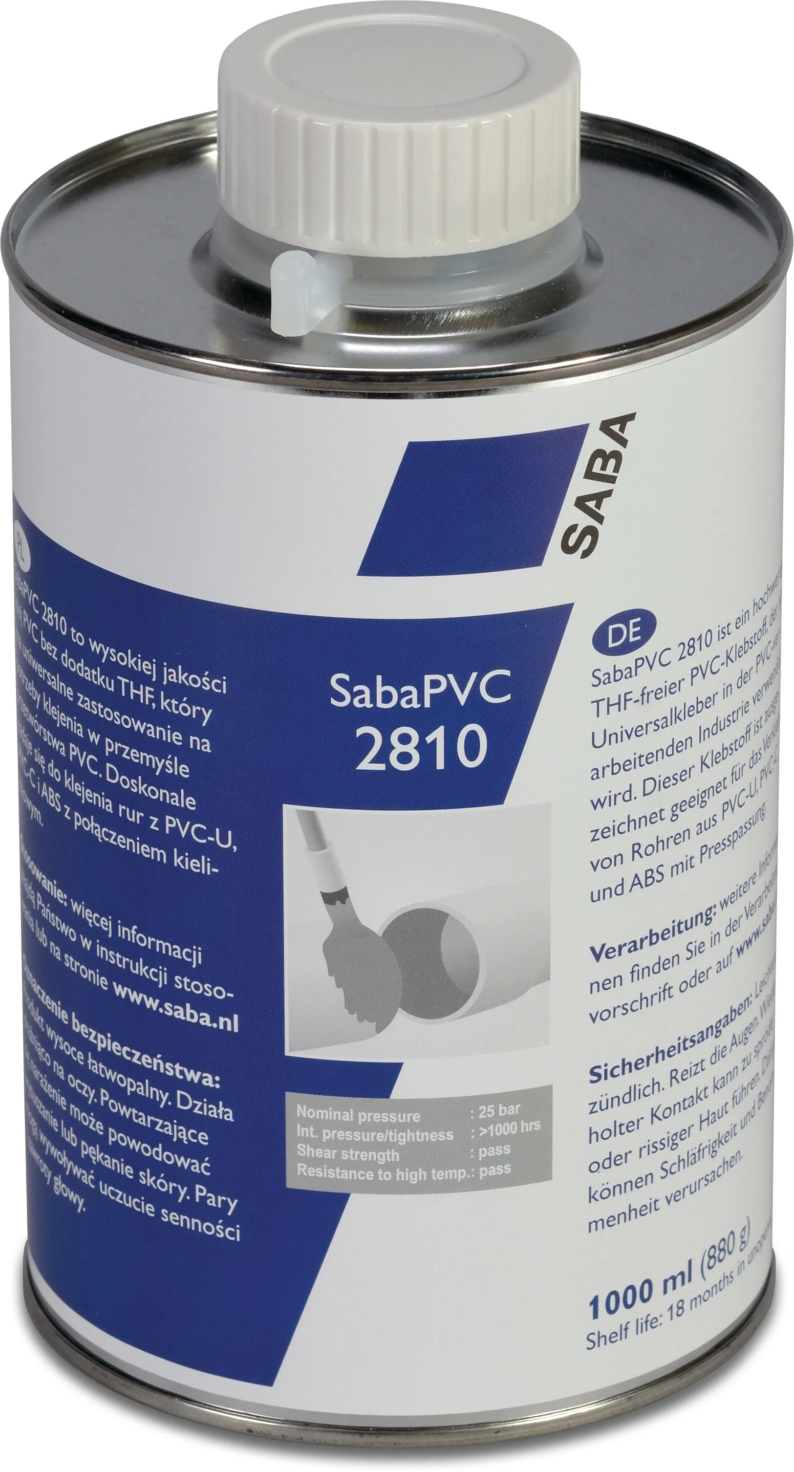 Saba PVC lim, SabaPVC 2810