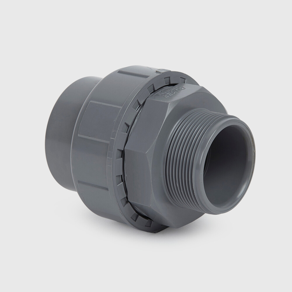 Comer Union coupler ABS imperial glue socket x male thread