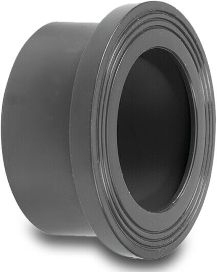 VDL Stub flange PVC-U glue socket grey