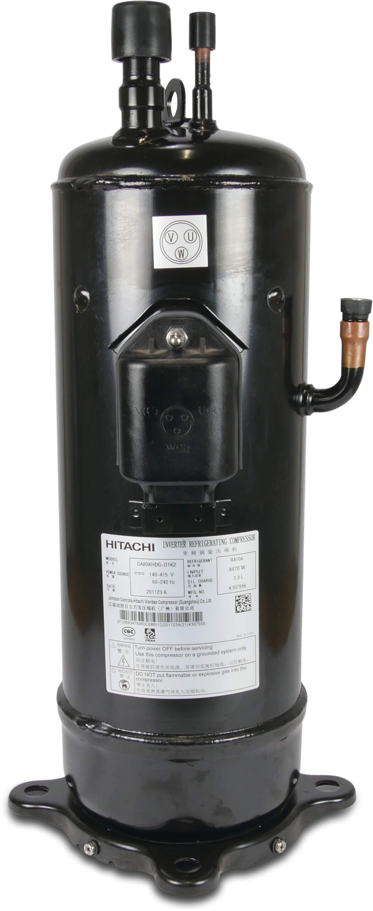 Kompressor für Wärmepumpe Typ PC 130/ R410A