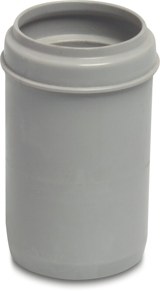 Reduzierstück PP 50 mm x 40 mm Stutzen x Steckmuffe Grau