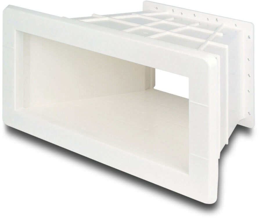 Ocean Skimmer Breitmaul Verlängerung 250 mm x 385 mm Weiß Typ Standard