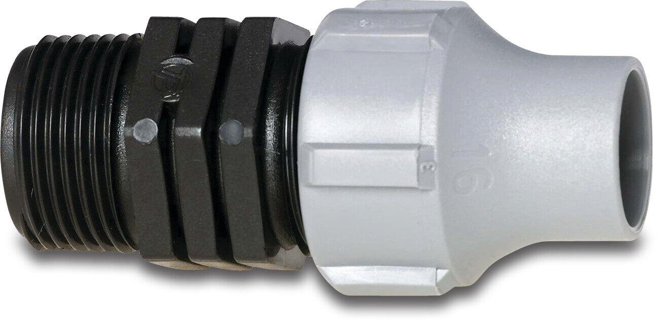 Tavlit Adaptor PP 10bar lock x male thread