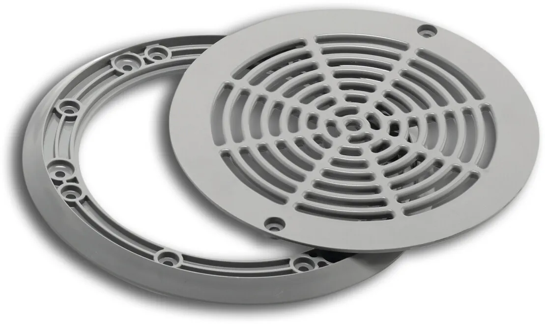 Ocean Deksel voor hoofdafvoer ABS 220 mm grijs