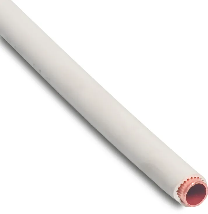 Tube cuivre 15 mm x 1,0 mm lisse 25m KIWA/GASTEC type avec manteau de protection