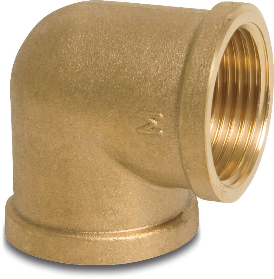 Profec Nr. 90 Elbow 90° brass 1/4" female thread 30bar