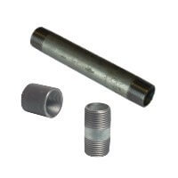 Steel threaded fittings