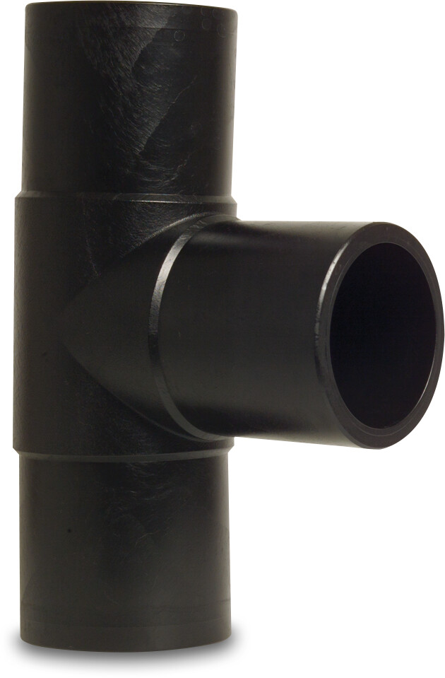 Profec T-piece 90° PE100 DVGW spigot black