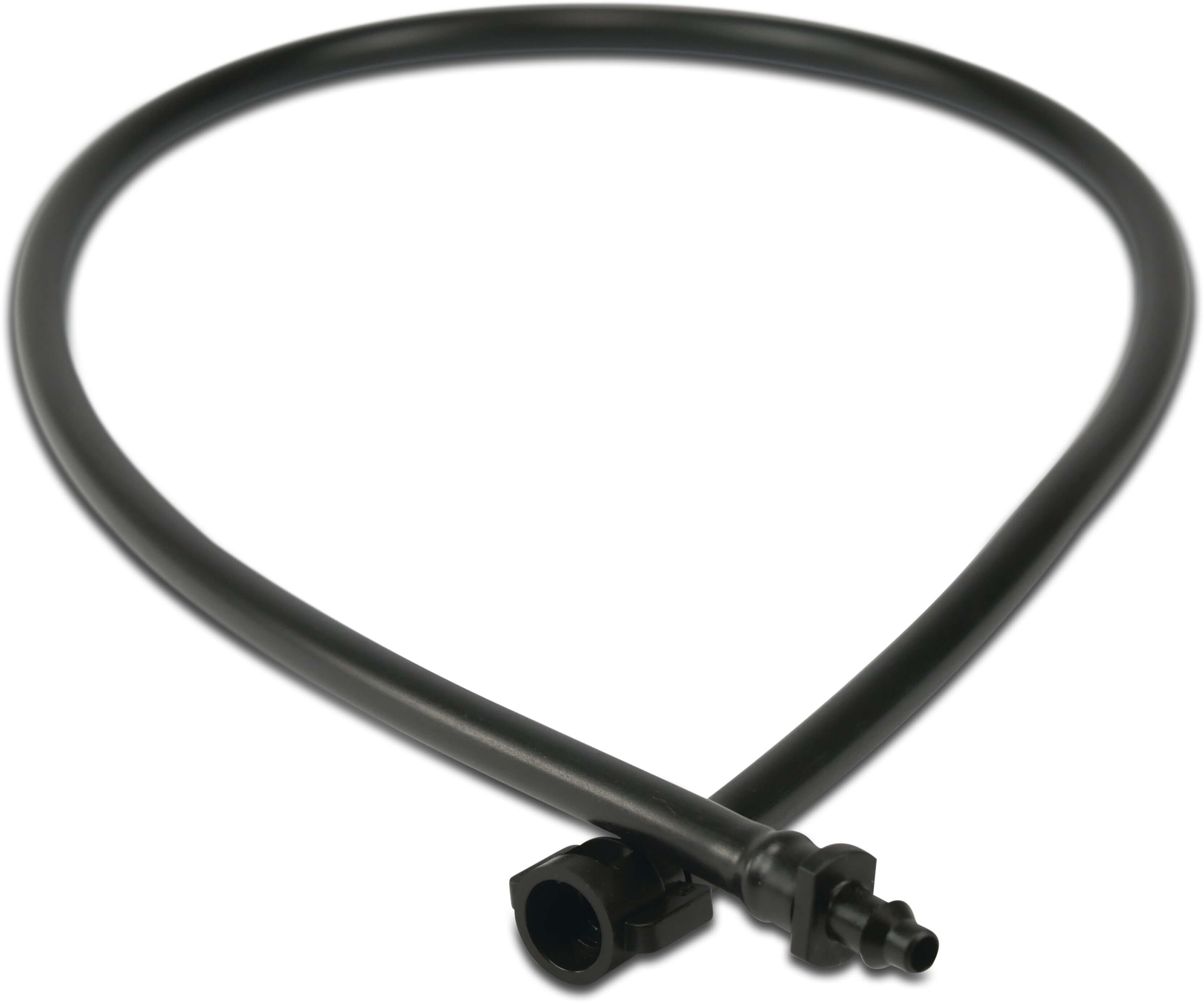 NaanDan Verbinder Kunststoff 4/7 mm Bayonet F x Einsteck 60cm Typ Aquasmart 2002