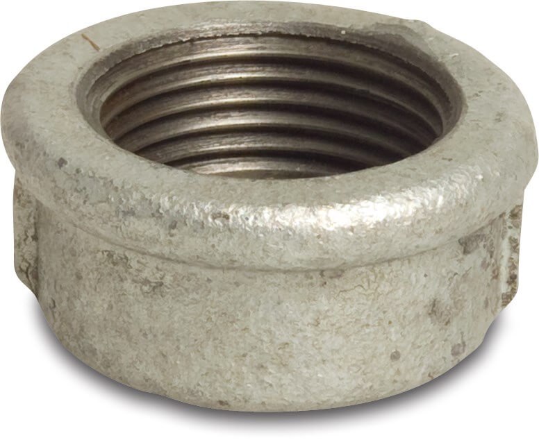 Profec Nr. 301 Cap cast iron galvanised 1/4" female thread 25bar DVGW