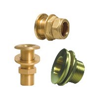 Brass bulkhead fittings