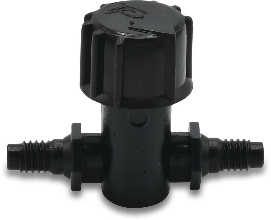 Tavlit Mini plug valve PP 3/5 mm hose tail 8bar